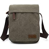 Sechunk Vintage Canvas Messenger Cross body bag Shoulder bag
