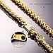 Islamic Quran Inscription Square Pendant 18K Stamp Gold Plated Chain Muslim Jewelry Allah Necklace