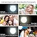 OURRY Selfie Clip on Ring Light, Mini Rechargeable 9 Level Adjustable Brightness Light with 32 LED, 2-8 Hours, USB Flash Lighting for iPhone/Android Cell Phone Photography,Video, Vlogging - Blue