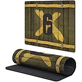 Head Case Designs Officially Licensed Tom Clancy's Rainbow Six Siege Barricade Graphics 9.84 x 11.81 x 0.12 inches (250 x 300 mm) - S Gaming Office Desk PC Keyboard Mouse Mat Pad
