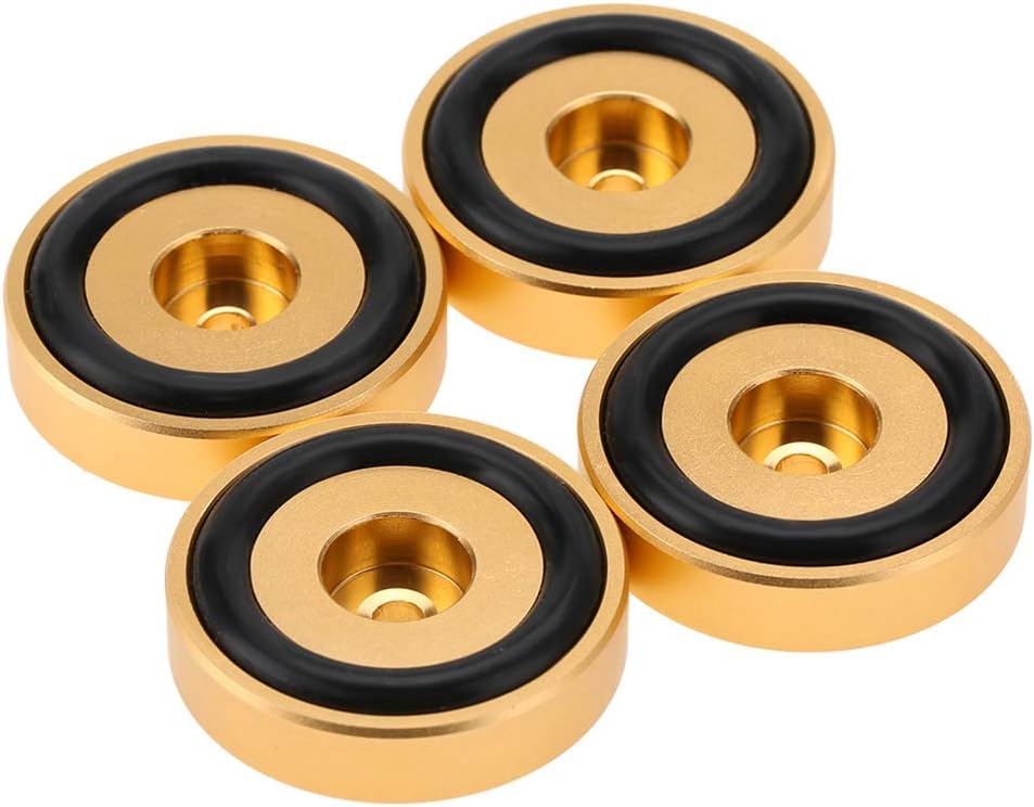 4Pcs 40 * 10mm Anti Vibration Amplifier Feet, Aluminium Amazon.co.uk Electronics