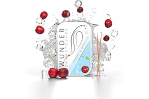 PERFEKTO24 Wonder Toothpick - Flavoured toothpicks - Chewing Gum Plastic-Free - Stop Nail Biting - Fresh Breath with Flavoured toothpicks - Teeth Cleaning to go - Sugar-Free, Vegan (Cherry/Menthol)