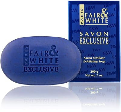 FAIR & WHITE Exclusive Exfoliating Soap 200g Face Body Moisturizing Apricot