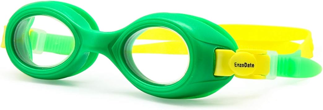 Amazon 子供泳ぐゴーグル子供3 12歳クリアビジョンジュニアスイミングメガネアンチフォグuv保護いいえ漏れ男の子女の子 Enzodate スポーツ アウトドア