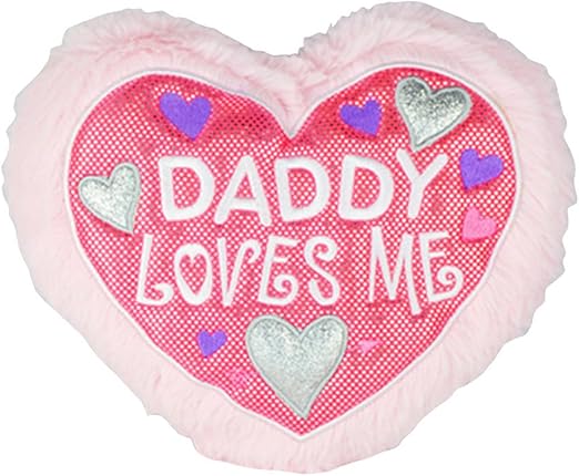 Amazon Com Fuzzy Love Pillow With Embroidered Message Gift 8