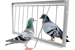 Ecjiuyi Racing Pigeon Trap Door,15.8in* 10.2in Pigeon T-Trap Entrance House Loft Door,Bird Cage Door,Pigeon Supply