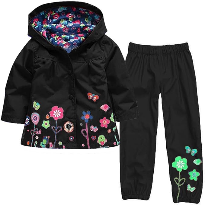 Amazon Com Toddler Baby Boy Girl Raincoat Windbreaker Outfits