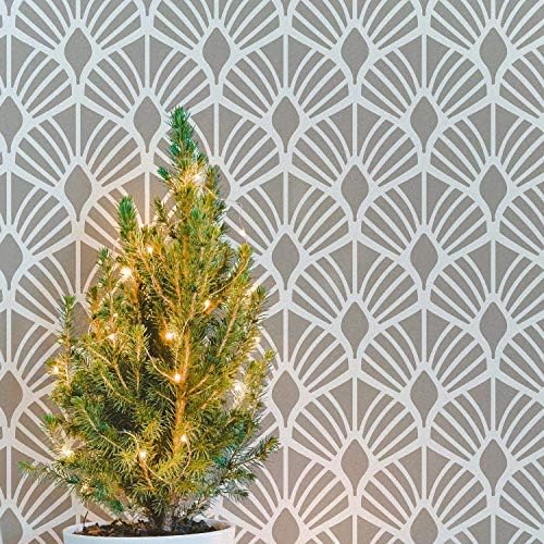 Queens Crown- Floral Pattern Stencil- Allover Stencils- Wall Stencil- 282/S_