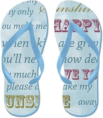 sunshine flip flops