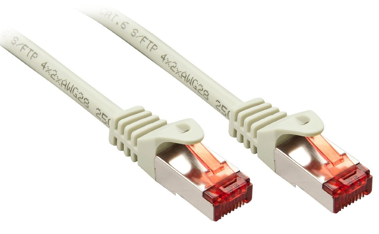 LINDY 47348 Basic CAT6 Ethernet S/FTP Patch Cable 10 m Grey