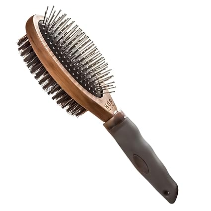 Kylepet Bristle Dog Brush For Long Haired Dogs Grooming Shedding