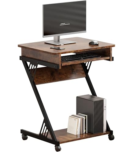 Amazon.com: Zenira 24-Inch Small Computer Desk, 30-Inch Tall with