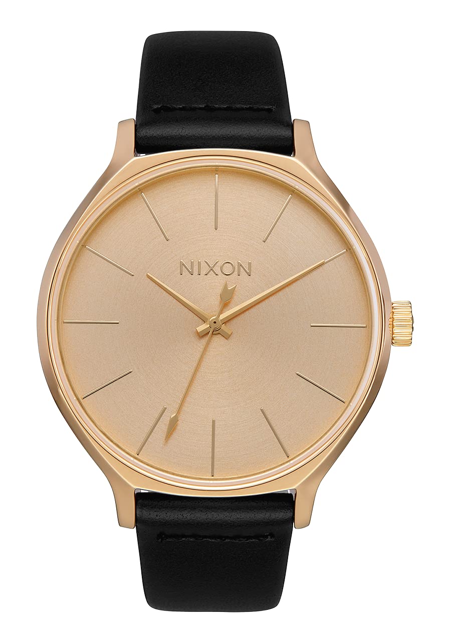 Nixon Clique Women’s Fashion-Forward Watch (38mm. Leather Band)