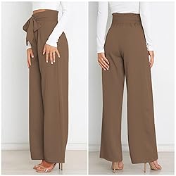 GUOLEZEEV Wide Leg Trousers for Women High Waisted