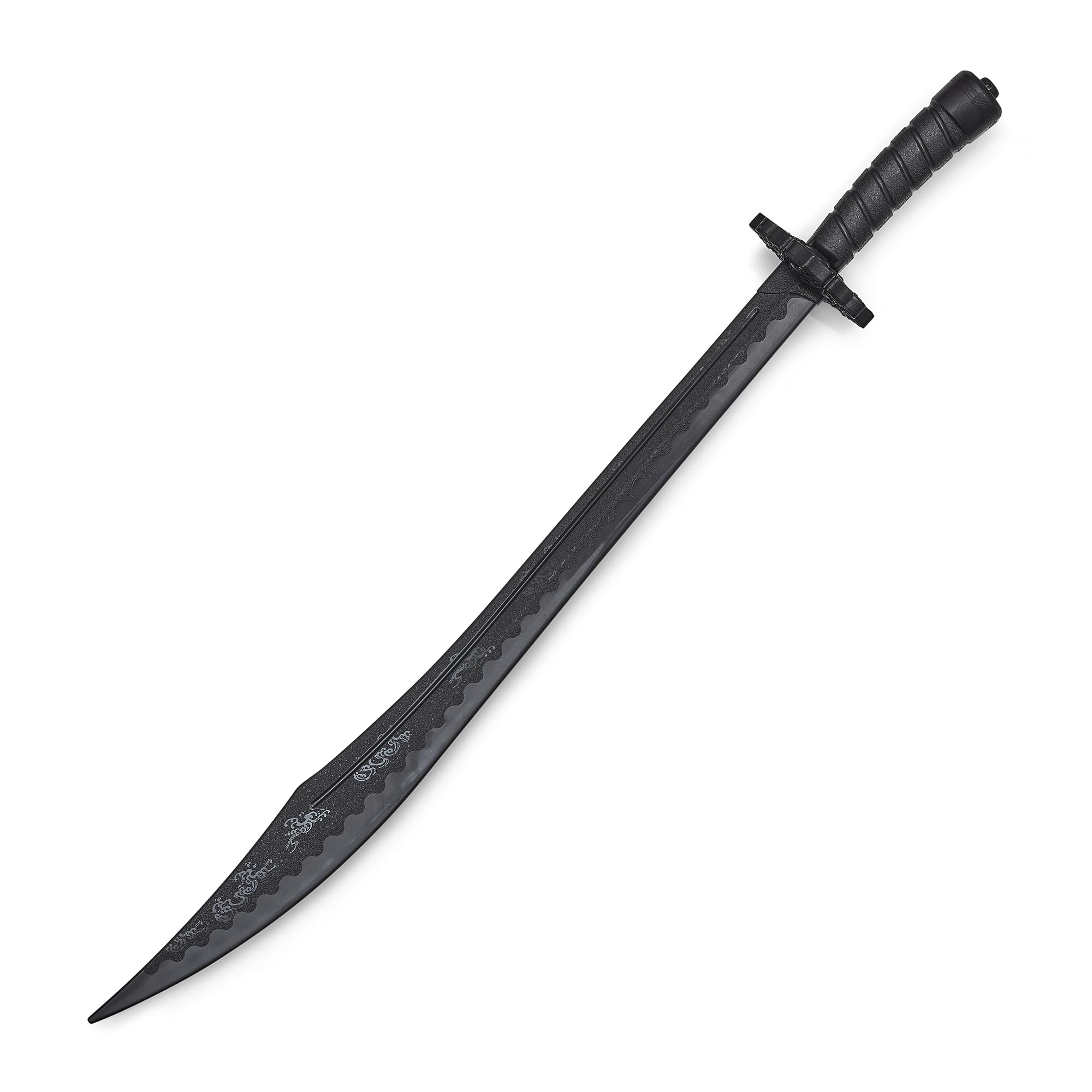 Martial Arts Black Polypropylene Plastic Kung Fu Broadsword Training sword - 37"