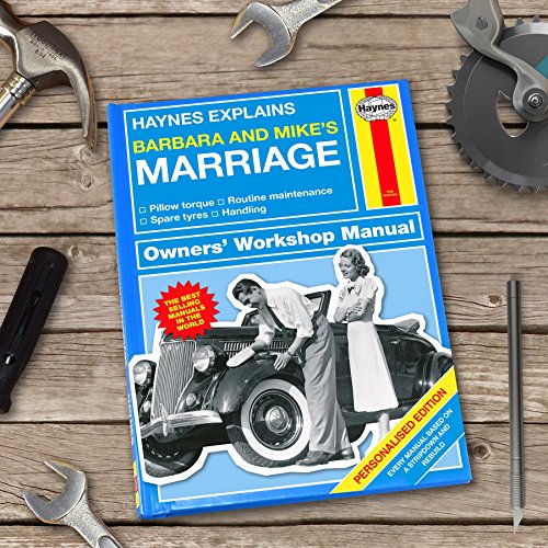 Signature Personalised Haynes Explains Marriage Manual Humour Book For Him & Her