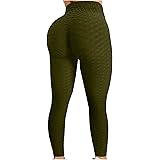 Famous TIK Tok Leggings, Women Butt Lifting Yoga Pants High Waist Tummy Control Bubble Hip Lift Workout Running Tights