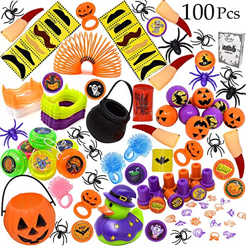 100 Pieces Halloween Toys Assortment