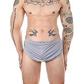 Evankin Men's Ultra-Thin Split Side Underwear Sexy Loincloth Thong Breathable Boxer Briefs Athletic Shorts