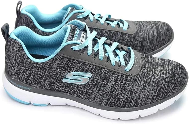Amazon スケッチャーズ スニーカー レディース フレックスアピール3 0 黒 グレー ネイビー Skechers スケッチャーズ スニーカー