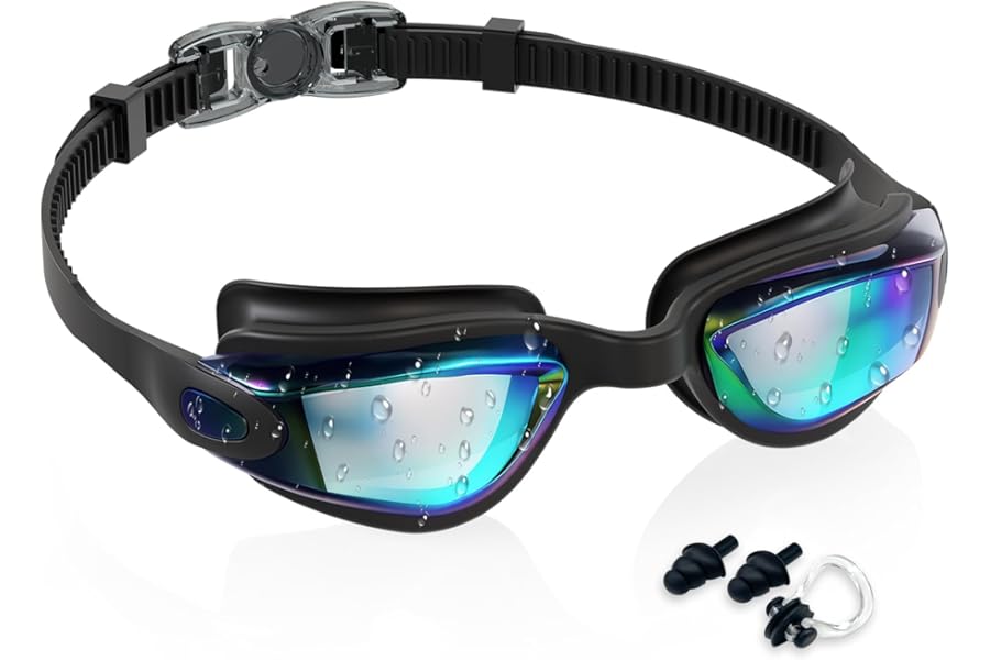 Aegend Swim Goggles - Kids Swimming Goggles for 3-14 Boys Girls Youth No Leaking Clear Vision