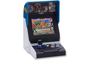 NEOCADE SNK 40th Anniversary NEOGEO MINI Arcade Console, 3.5" Screen with 40 Classic Games(KOF/Metal Slug Series), TV Output Compatible, Dual Controller Ports, Mini Arcade Collector's Edition Gift Set