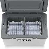 2-Pack Cooler Basket for RTIC 52 &amp; 72 Qt Ultra-Light Coolers &ndash; Double Cooler Rack for Double Storage &amp; Heavy-Duty Wire Organizer Will Not Fit for RTIC 32 Coolers