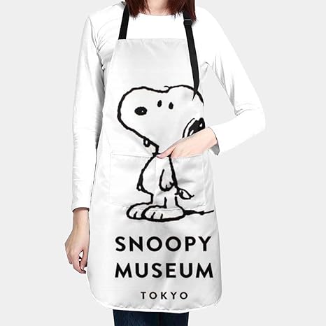 Amazon エプロン スヌーピー Snoopy1 H型 高品質カフェエプロン 料理キッチン 防水防油防汚 家事のエプロン 動きやすい 大人 子供 おしゃれ 男女兼用ための調節可能な 可愛いエプロン 大きめポケット 快適しわ防止耐久性 エプロン オンライン通販