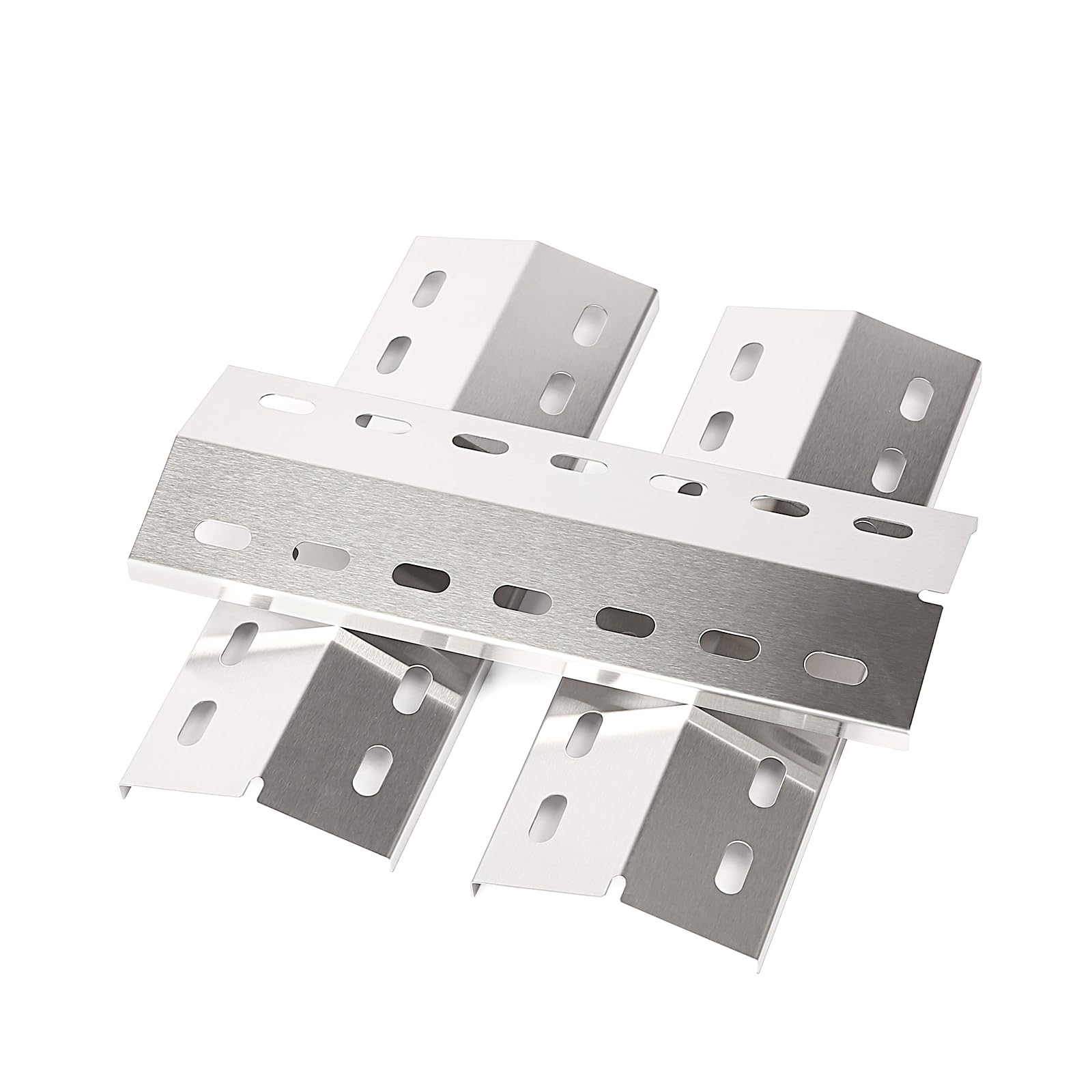 GFTIME 33.5 x 12cm Stainless Steel Heat Plate spare parts for Enders San Diego, 3 pieces