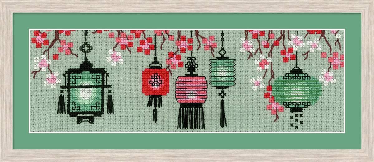 Riolis Cross Stitch Kit - 1707 - Lanterns