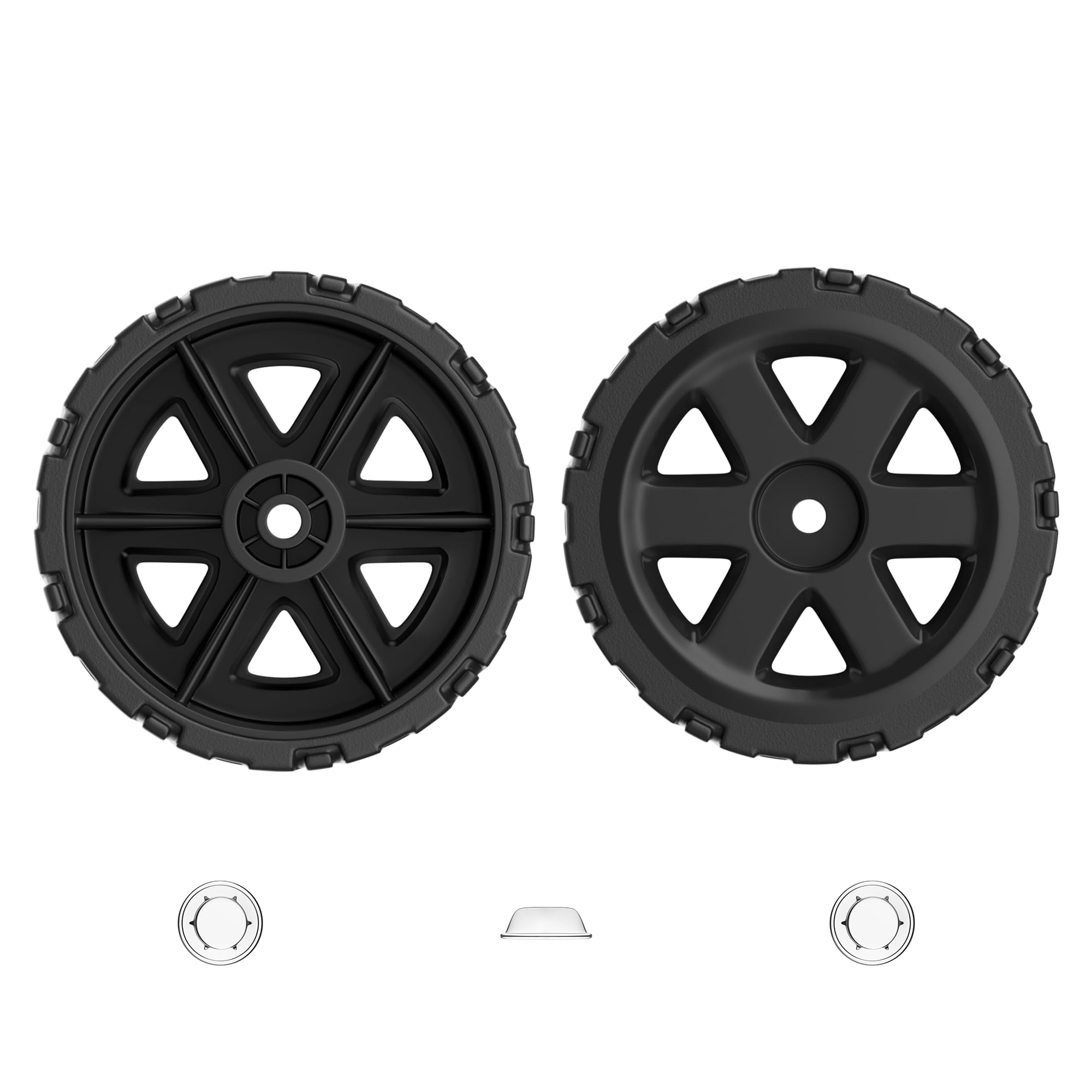 Photo 1 of 4 inch Cooler Wheels,Fits 5 Gal Beverage Rollers, Ice Cube 60/70 qt Rollers,Cooler Wheel Replacement Kit(Black, 2 Pack)