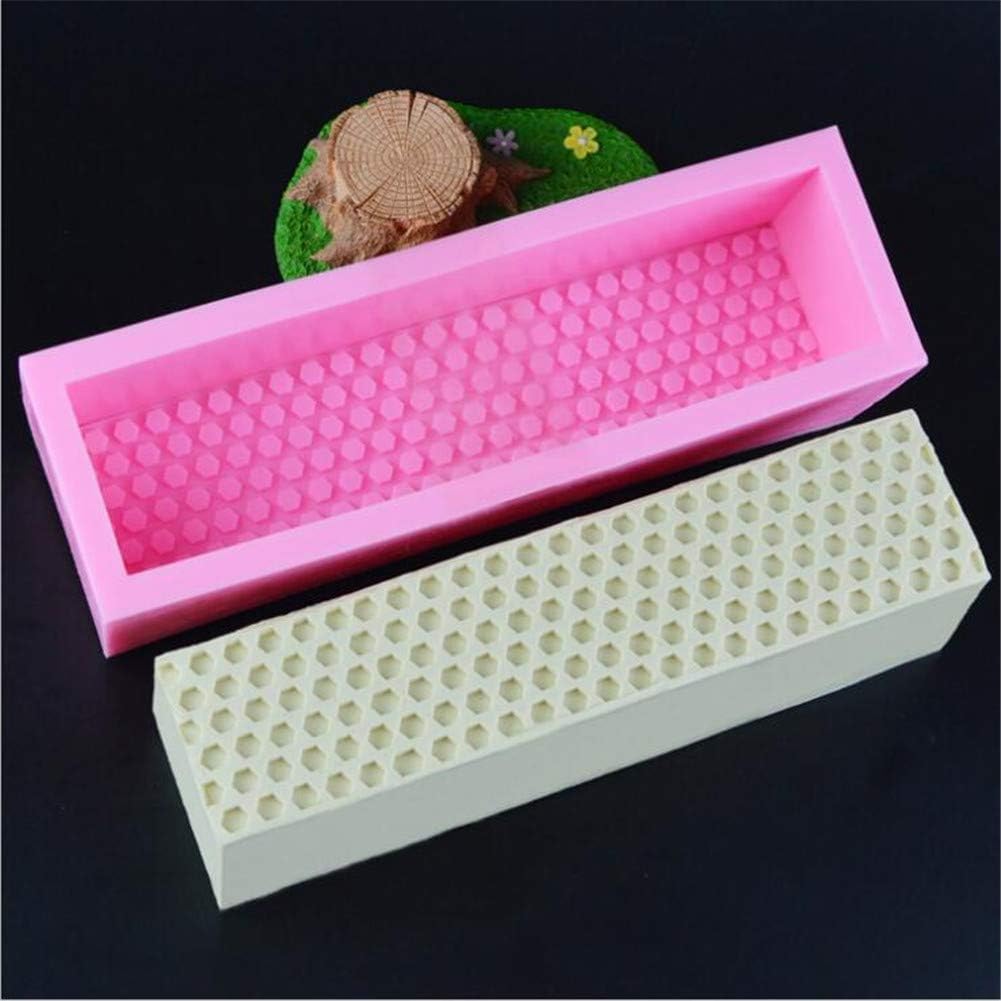 3D Bee Honeycomb Silicone Cake Mold,Toast Bread Mold,Fondant Cake Pop Mould,Handmade Soap Mold Craft Art Aroma Stone Making Mould,DIY Clay Mold,Sugarcraft Baking Bakeware Pan