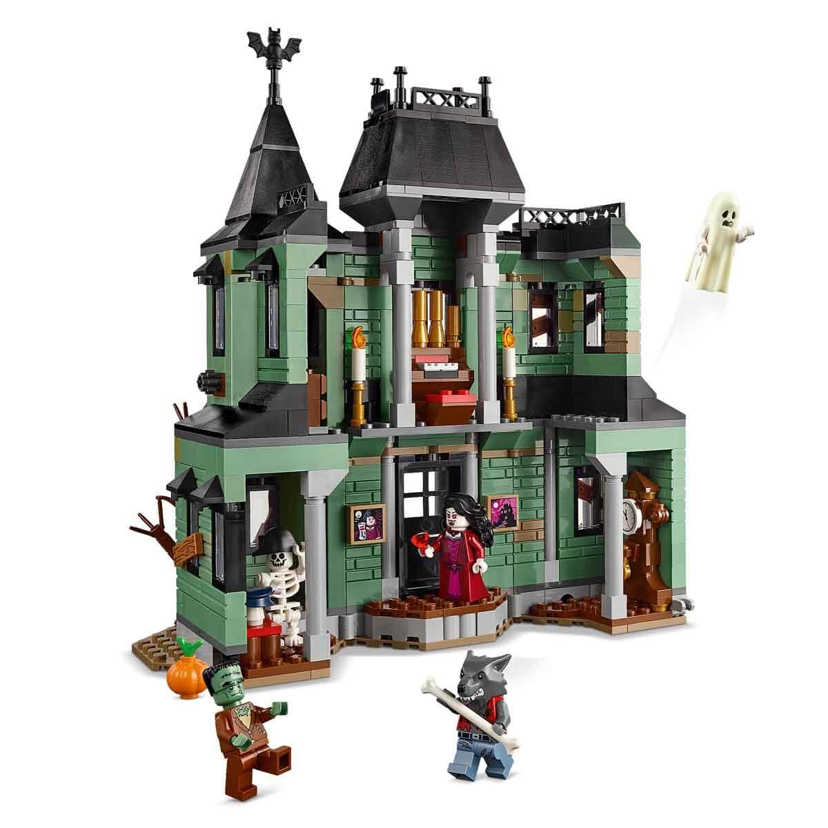 LEGO Creator Geisterhaus - 3-in-1 Spielzeug mit Haus - Bauset umbaubar in Schiff oder Zug - Mit 5 gruseligen Minifiguren - Cooles Halloweengeschenk für Jungen und Mädchen ab 9 Jahren - 31167 4