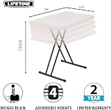 LIFETIME 30-Inch Adjustable Height Personal Table Almond view 3