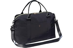 ESVAN Travel Tote Duffel Gym Bag,Weekender Overnight Carry-on Tote Crossbody Bag with Wet Pocket and Trolley Sleeve Upgraded