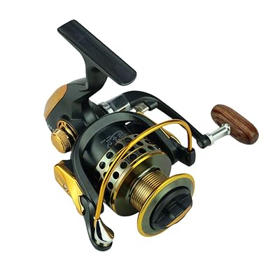 amazon uk fishing reels QualyQualy Alumminum Mini Spinning Reel Fishing Reels Fishing Gear Sports & Outdoors 14axis Full Metal Spinning Reel