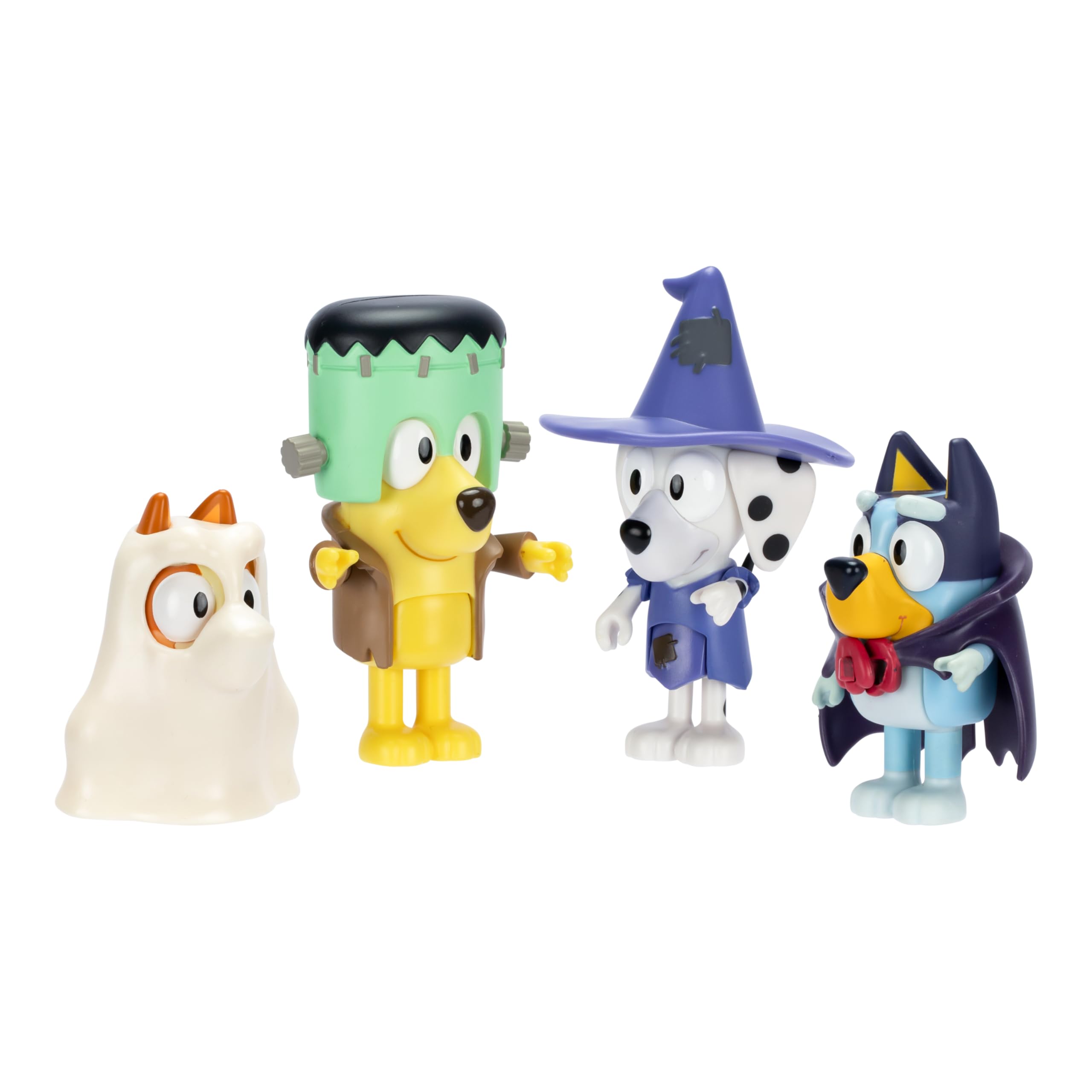 Bluey Figure 4-Packs, Halloween, 2.5