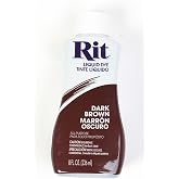 Rit Dye Liquid Dye, 8 fl oz, Dark Brown, 3-Pack