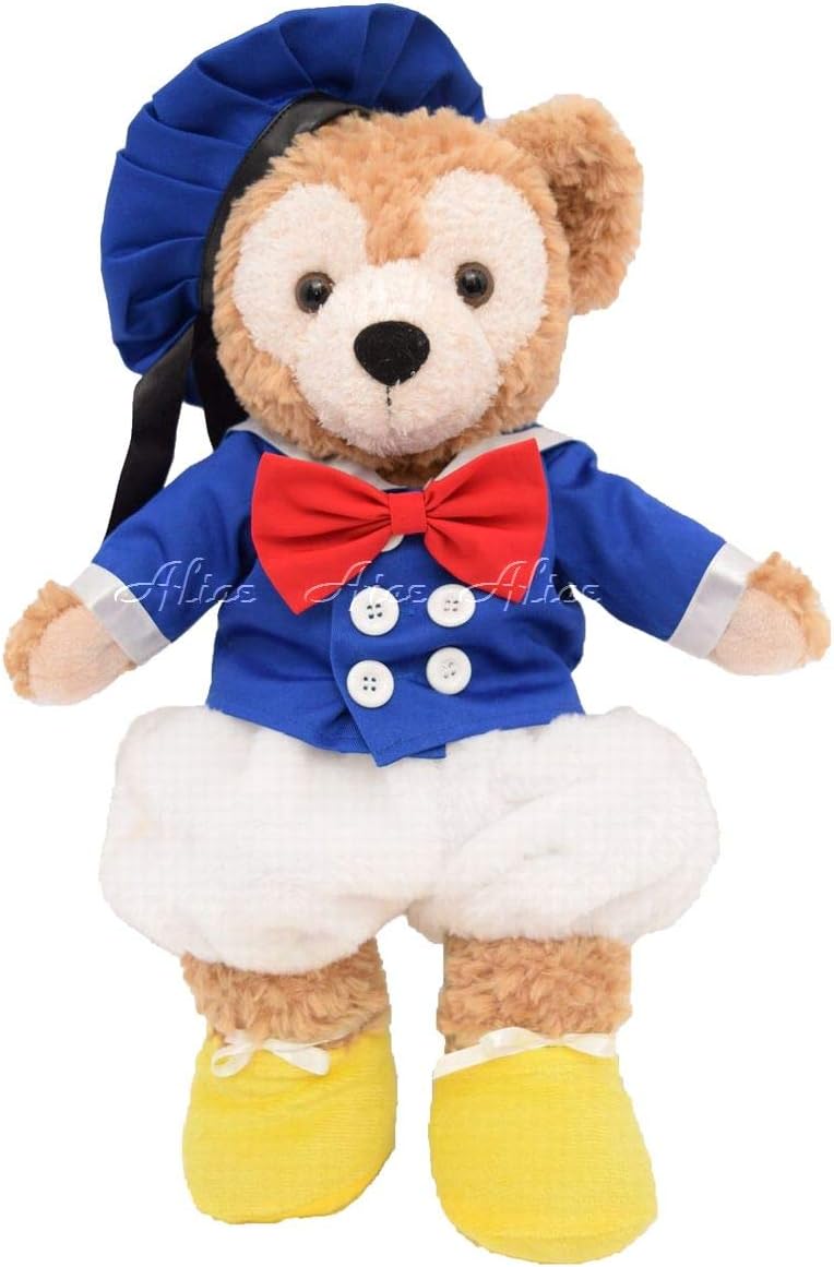 Amazon Co Jp テディベア通販アリス ダッフィー 服 コスチューム ドナルド ダック 本体無 Sサイズ用 ダッフィー Sサイズ用ドナルド おもちゃ