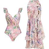 Women Two Piece Sets Swimsuit Cover-Up Clothes Crop Tank Tops Bodysuits And Skirt Fitness Skinny