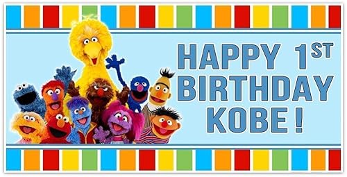 Amazon Com Sesame Street Big Bird Elmo Cookie Monster Fred Ernie