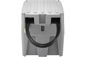 Uargd Portable Diesel Tank, Fuel Tank Equipped with 12V Electric Pump and 13.1ft Rubber Hose, Durable PE Tank for Convenient 