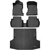 SMARTLINER All Weather Protection Custom Fit 2 Row Floor Mats and Cargo Liner Set Compatible with 2022-2025 Subaru WRX