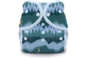 Thirsties Duo Wrap Reusable Cloth Diaper Cover, Snap Closure, Mountain Twilight Size Two (18-40 lbs)