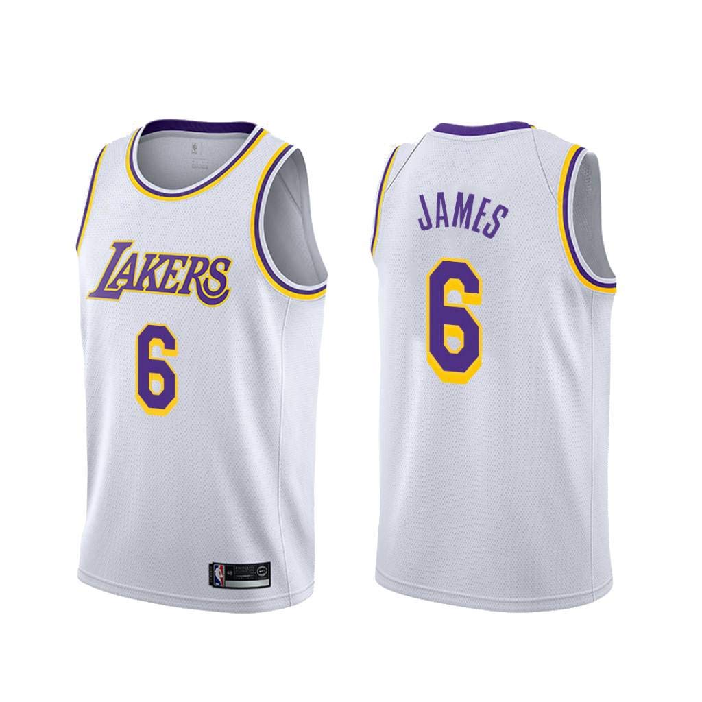 Mesh 2019 Unisex Sleeveless TShirt Sportswear Los Angeles Lakers #23 ...