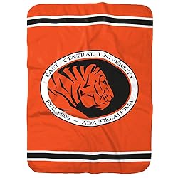 East Central University Tigers Primary Logo Stripes