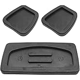 Saihisday 46545-SH3-000 Pedal Pad Covers Kits, Replacement for Honda Civic 1990-2000, Replaces 17816-SK7-000