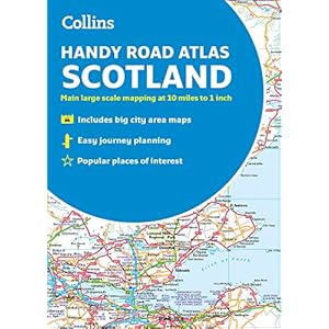 Collins Maps: Collins Handy Road Atlas Scotland: Ideal for Route Planning Paperback – 1 oktober 2018