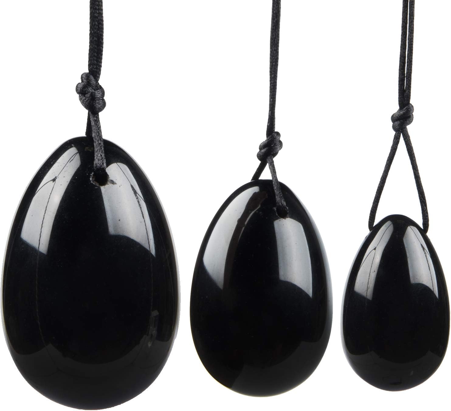 Black Obsidian Yoni Eggs