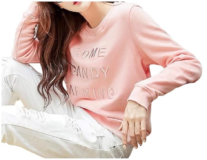 women's embroidered sweatshirts with collar